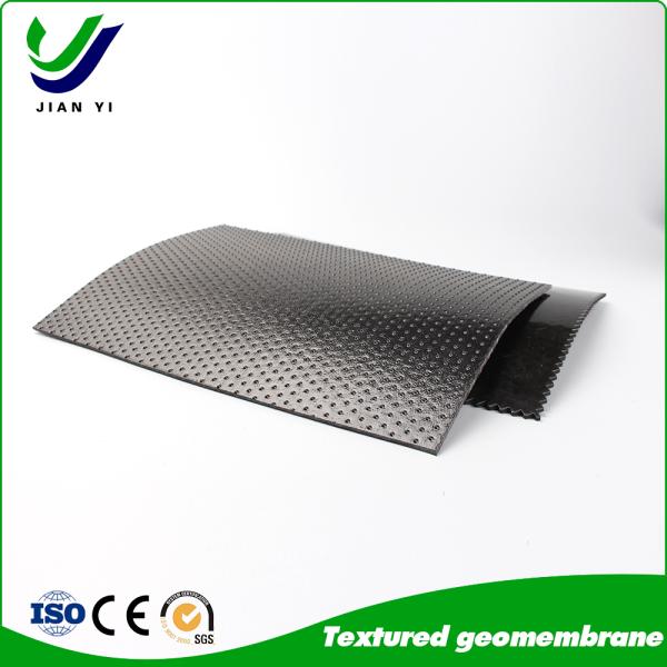 Buy cheap Thickness 0.5 to 2.5mm Textured Nubbed HDPE Geomembrane Engineered Grip Providing Superior Containment for Landfill and Reservoir Applications from wholesalers