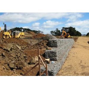 Galvanized Iron Wire Diameter 3.8mm Gabion Mesh Cage