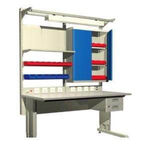 Buy cheap Grey Metal 10e6 Ohms Electronic Workstation ESD Workbench from wholesalers