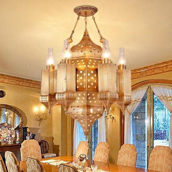 Quality Custom Pure Copper Light Chandelier With 50000 Hours Lifespan for sale
