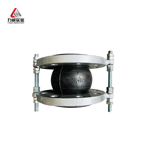 Axial Transverse Single Sphere Flexible Rubber Joint Flange Connection Custom