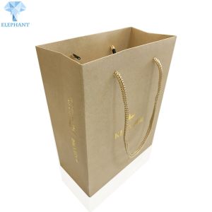 Buy cheap 3 Layer Personalized Brown Gift Bags With Handles Tea Packaging from wholesalers