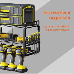 Effortlessly Organize and Access Power Tools with Floating Tool Shelves and