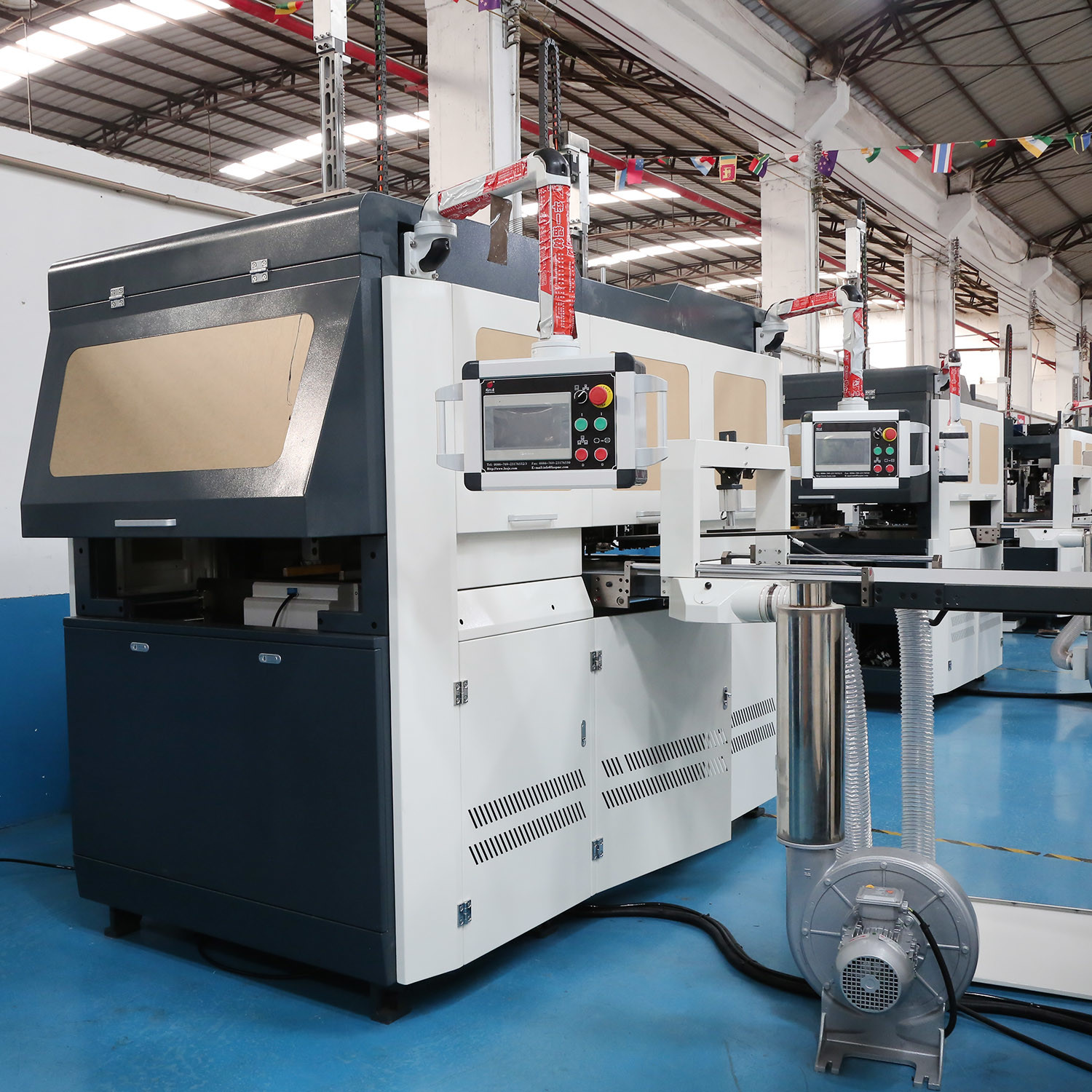 Buy cheap 14kw Box Stretch Wrapping Machine , 380v Hot Glue Pasting Machine from wholesalers