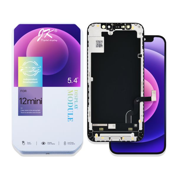Factory Price JK Incell LCD Screen for iPhone 12 Mini with 650±50 Cd/m2 Brightness 1080*2340 Resolution 5.4 Inch Display Assembly