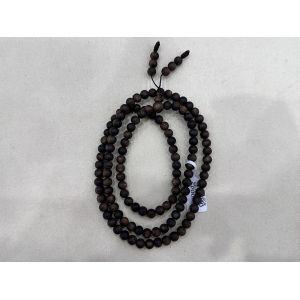 Round Agarwood Bracelet Adjustable Size and Personalized Custom Printing