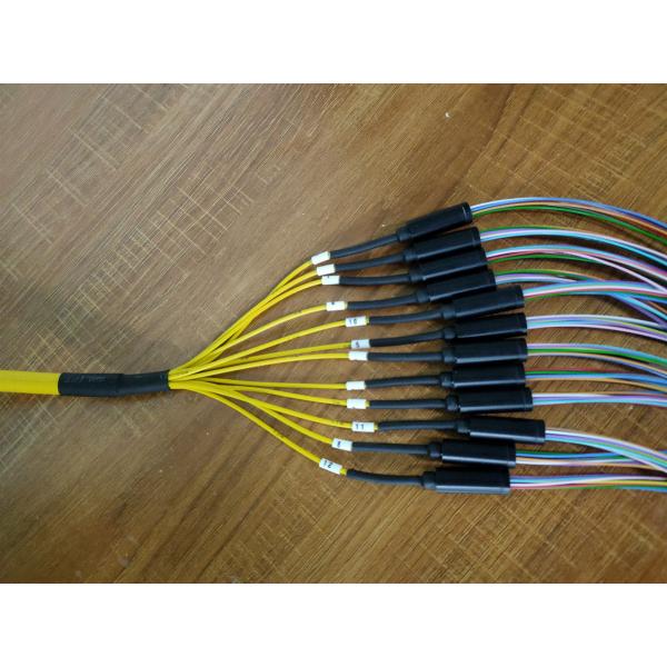 144F LC UPC Pre Terminated Patch Cable Single Mode G652D OFNR