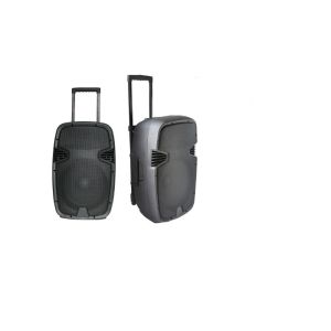 Buy cheap Active Battery Rechargeable Portable Trolley Speaker With Wheels 10 Inch from wholesalers