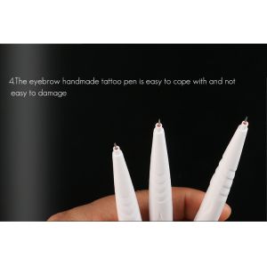 Dual Head Disposable Manual Tattoo Pen Permanent Makeup Hand Tool With EO Gas