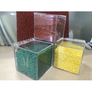 Buy cheap Dust Free Flame Resistance Red Ecolastic EPDM Granules from wholesalers