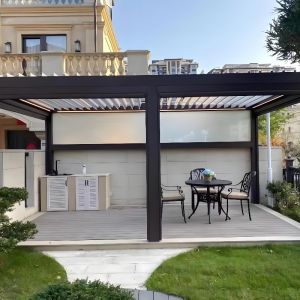 Buy cheap Top-Quality Aluminum Extrusions Aluminum Patio Pergola  PVDF Finish from wholesalers