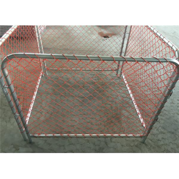 Quality Chain wire mesh Rubbish Cage Containment for Auckland New Zealand Temporary Rubbish Fence for sale