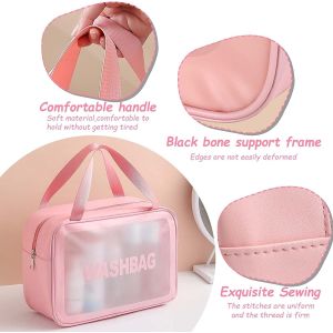 Buy cheap Multifunctional Travel Toiletry Makeup Bag Water Resistant With Handy Handle from wholesalers