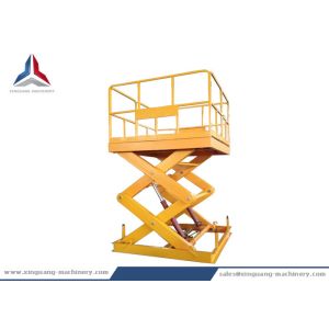 Buy cheap Stationary Hydraulic Scissor Lift Table with 2000kg Load Capacity from wholesalers