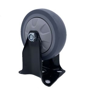 Buy cheap 4 Inch TPR Rubber With Rigid Non-Swivel Top Plat Caster from wholesalers