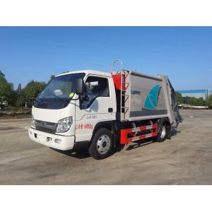 Buy cheap Foton Small Card Star 4 square Compression Garbage Truck for Garbage Cleaning and Transfer Gross Vehicle Weight 18000 from wholesalers