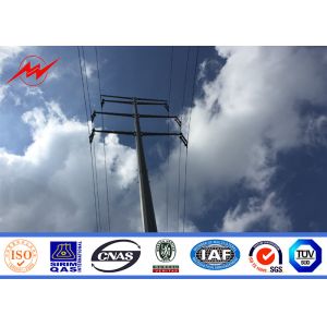 Buy cheap Taper Galvanized Steel Monopole Transmission Tower Small Floor Area from wholesalers
