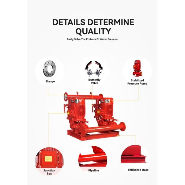 Buy cheap Diesel Engine Firefighting Water Pump Constant Pressure Frequency Conversion 220V from wholesalers