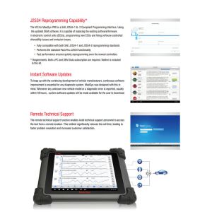 Autel Maxisys MS908 Automotive Diagnostic Scanner Tool Connected MaxiFlash Elite