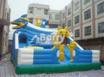 Buy cheap Kids Inflatable Theme Park Animal Zoo Playground With Slide Tunnel For Fun Park Entertainment Bouncy Castles Rent from wholesalers