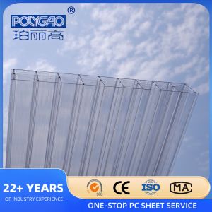 High Quality Multiwall Polycarbonate Hollow Sheet Uv X-structure Polycarbonate