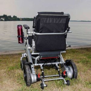 Buy cheap Electromagnetic Brake 125KG 24V Lightweight Motorized Wheelchair from wholesalers