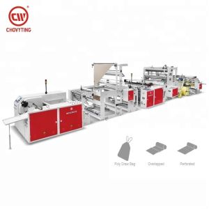 Buy cheap 80pcs/min Bag On Roll Making Machine , Overlap Perforation Drawstring Garbage Bag Making Machine from wholesalers