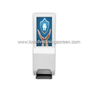 Buy cheap Metal Case LCD Advertising Screen Soap Automatic Disinfectant Spray CE FCC from wholesalers