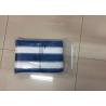 Buy cheap 90% Light Blocked Mesh Netting For Balcony , Blue / White Strips Balcony Shade Net from wholesalers