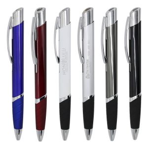 Buy cheap Business Style Triangular Barrel Ballpoint Pen Muti-color Metal Press Ball Pen from wholesalers