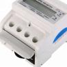 Buy cheap Factory Supply 4P Din Rail 1 Phase 2 wire Digital LCD Electric Power Energy Meter from wholesalers