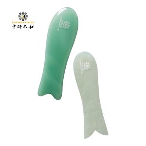 Buy cheap Fish Shaped Natural Gua Sha Scraping Massage Tool Jade product