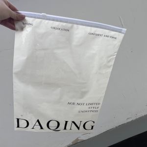 Transparent Zipper Bags Packing Clothes Support Customization