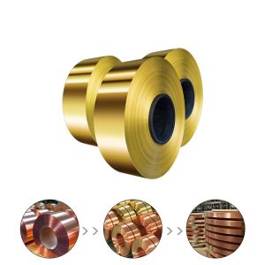 Buy cheap Customizable Copper Strip Roll Polished Surface Smooth Copper Metal Strips from wholesalers