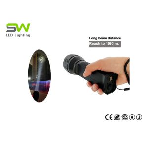Buy cheap Long Beam High Power Rechargeable Torch Light 1000 Lumen With Aluminium Body from wholesalers