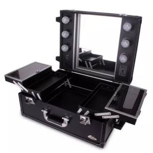 Buy cheap Light Weight Aluminum Makeup Case With Mirror And Lights For Makeup Artists from wholesalers