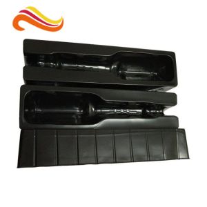 Recyclable Electronic Component Packages Black PET/PVC/PS Large Plastic Tray