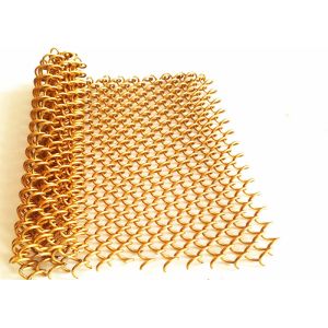 Buy cheap Aluminum Metal Mesh Drapery , Safety Curtains With Different Tracks from wholesalers