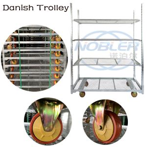 Buy cheap Dutch Trolley Cc Container Rack Flower Shipping Danish Trolley Cart from wholesalers
