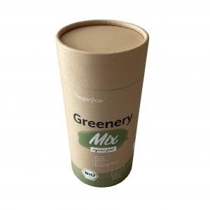 China Rolled Lid Kraft Paper Tube Packaging With Colorful Inside Printing on sale