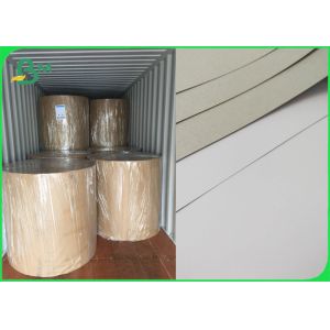 Buy cheap Unprinted 250gsm Duplex Carton Board Grey Back 1300mm Jumbo Roll from wholesalers