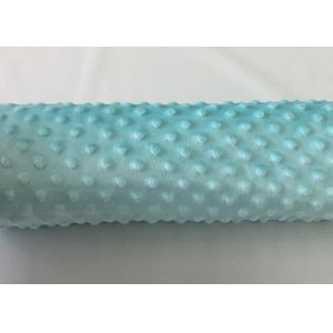 Micro Fleece Bubble Minky Plush Fabric OEKO Certification 100% Polyester