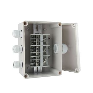 Buy cheap Cable Distribution Junction Box 158*90*60mm Waterproof  Wall Mount With Connectors Assembly Kit from wholesalers