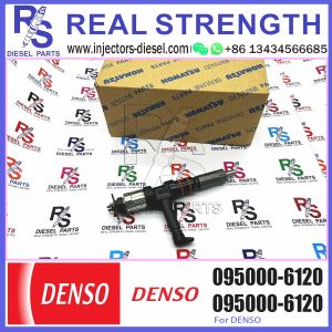 Buy cheap High quality new PC650-8 Diesel Engine 6D140 Common Rail Fuel Injector 095000-6120 from wholesalers