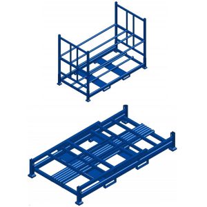 Buy cheap Storage Racking Metal Shelving Warehouse Foldable Stacking Rack from wholesalers
