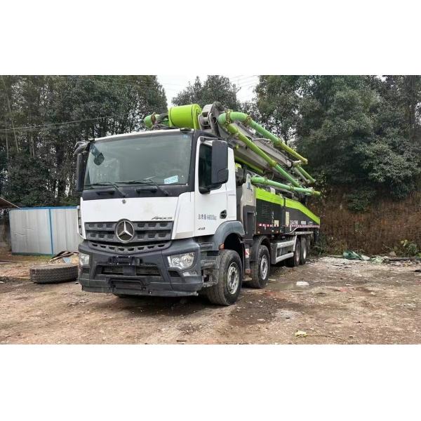 Quality 56m Zoomlion Concrete Pump Trucks with Perfect Original Condition truck mounted hydraulic platform for sale