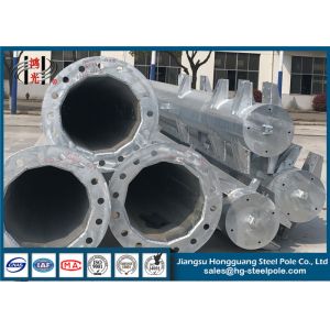 China Average Galvanized Coating 100um Power Transmission Poles on sale