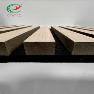 Buy cheap Practical Slatwall Sound Acoustic Panel Natural Oak For Ceiling from wholesalers