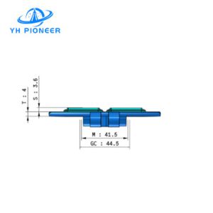 Buy cheap POM Rubber Clad Conveyor Chain Plate 100mm Width For Industrial Conveying from wholesalers