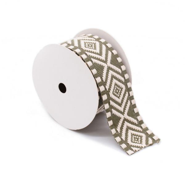 Quality Home Textile 4cm Polyester Jacquard Ribbon Trim for sale